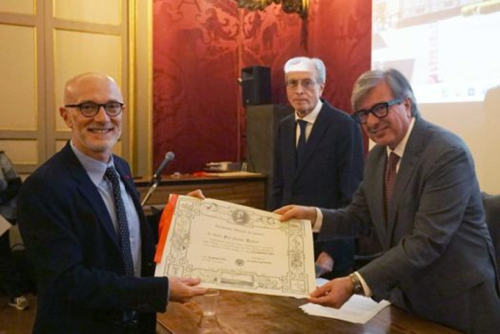 Il Direttore Stefano Branca nominato socio corrispondente dell’Accademia Gioenia di Catania