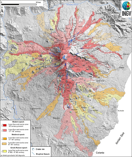 6 mappa eruzioni storiche